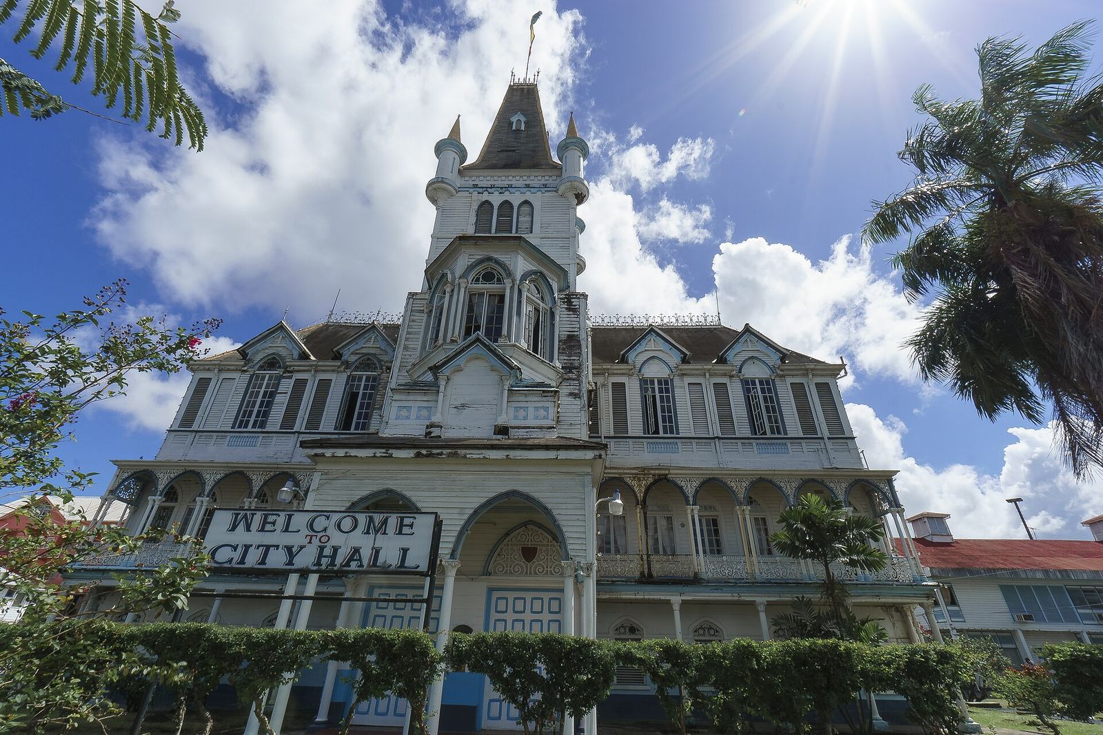 City Hall, Georgetown: the Gothic Revival architecture of the capital.
