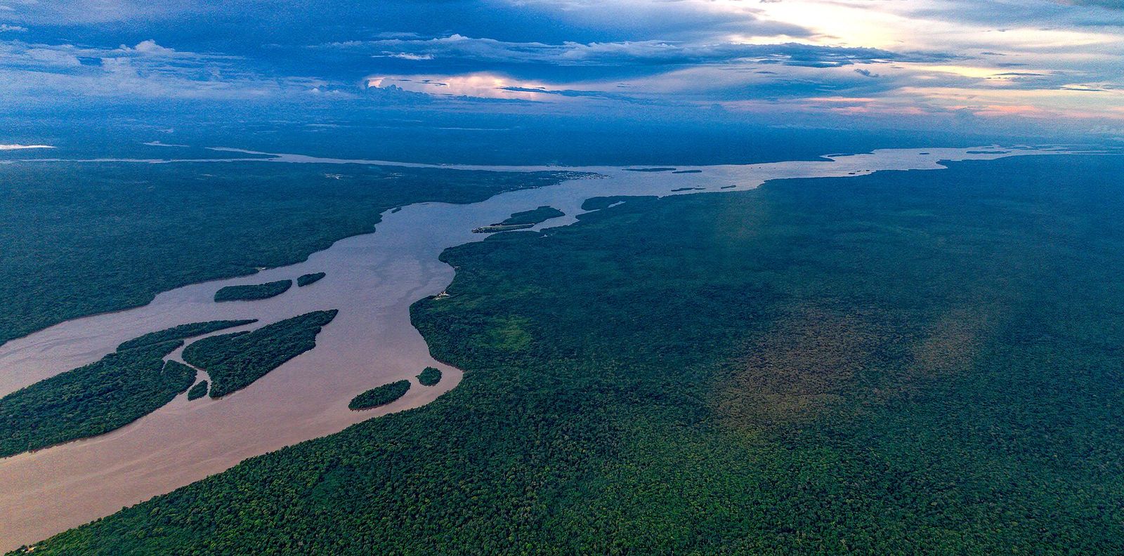 The Essequibo, Guyana's largest river.